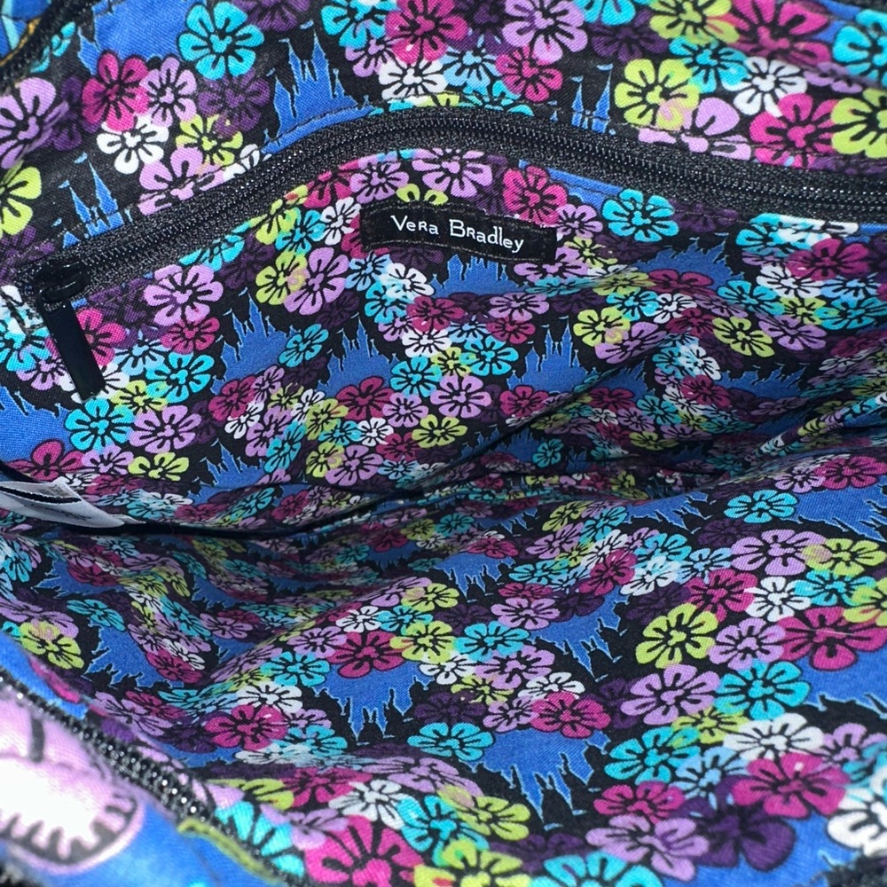 Vera Bradley Mickey Mosaic Crossbody Bag - Purple, Teal, Yellow - Picture 2 of 2